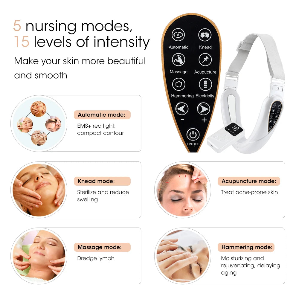 Face Massager for Skin Rejuvenation with Remote Control