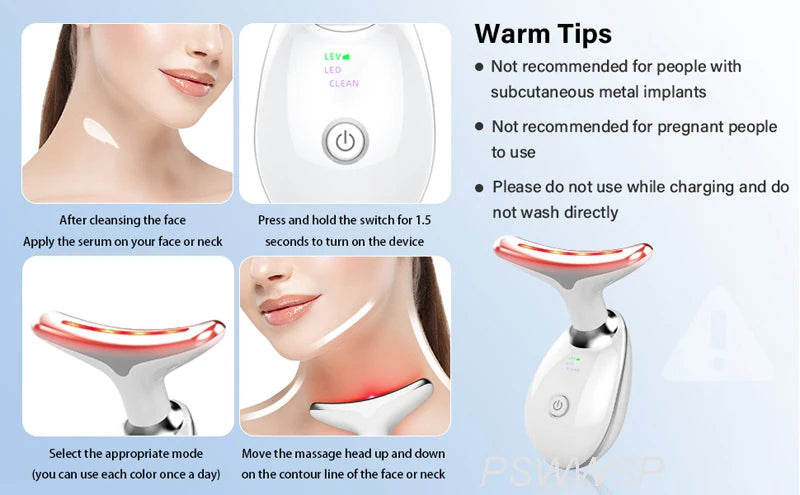 Facial Massager & Neck Beauty Device