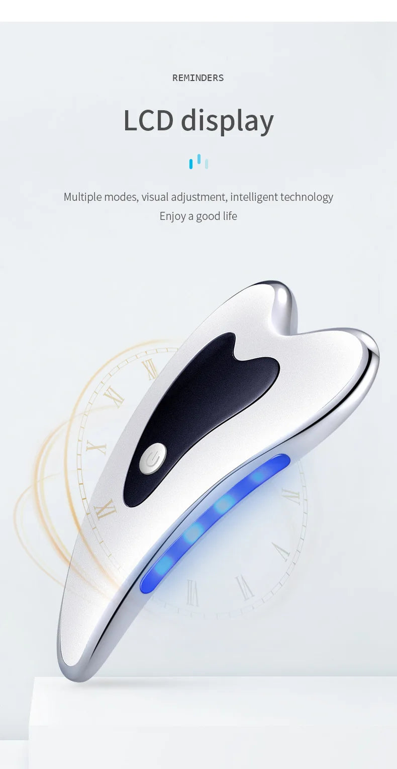 Electric Face Massager & Skin Scraping Tool