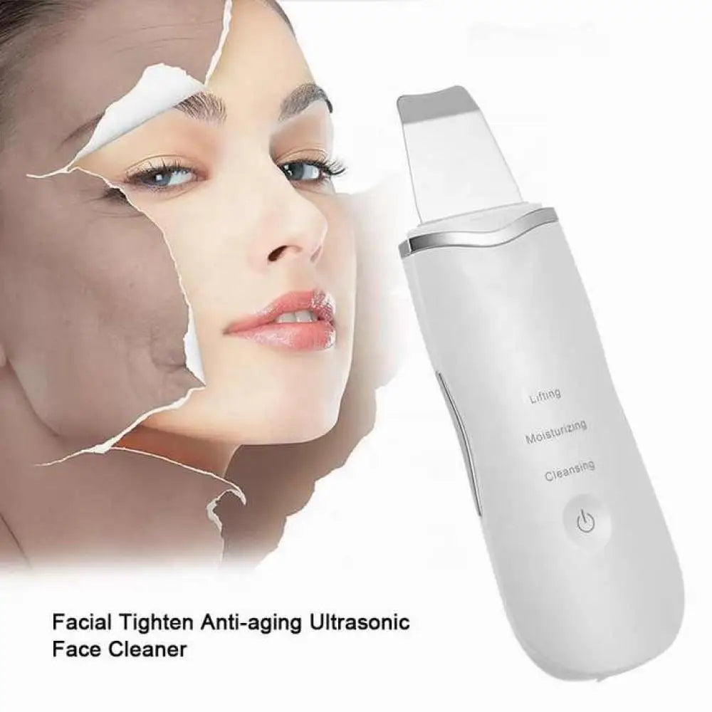 Ultrasonic Skin Scrubber – Deep Vibrate Facial Cleaner & Blackhead Remover